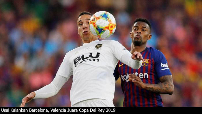 Usai Kalahkan Barcelona, Valencia Juara Copa Del Rey 2019