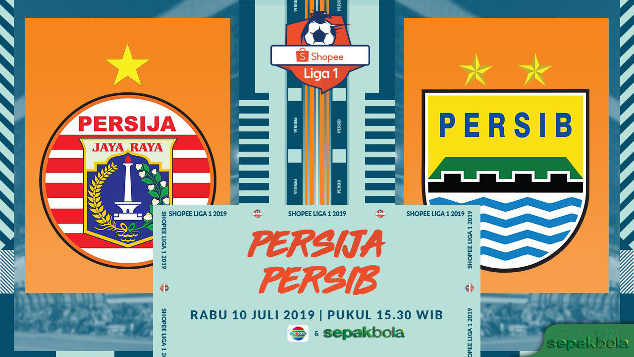Live Streaming Persija vs Persib Shopee Liga 1 di Indonesia